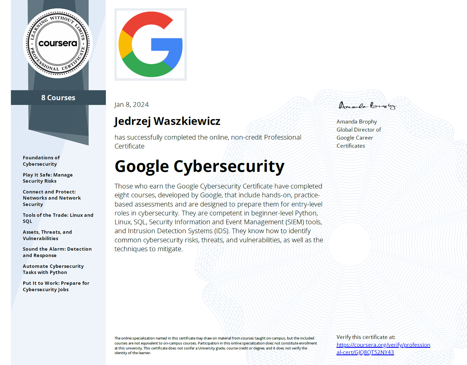 Google Cybersecurity